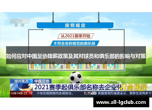 如何应对中国足协降薪政策及其对球员和俱乐部的影响与对策 如何应对中国足协降薪政策及其对球员和俱乐部的影响与对策